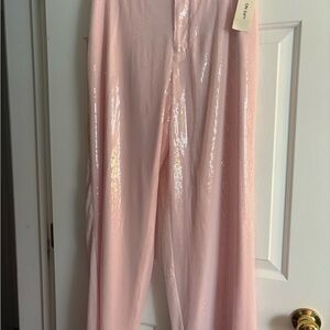 Macy's Pink Sequin Trousers